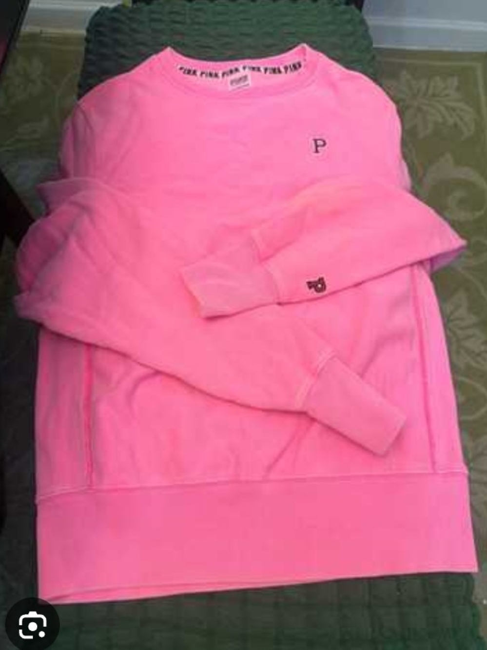 PINK Victoria's Secret Crewneck Sweatshirt - Bright Pink Women's Top